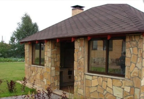 Плитняк златолит жёлтый золотистый для фасада 1,5-3см купить в Сыктывкаре